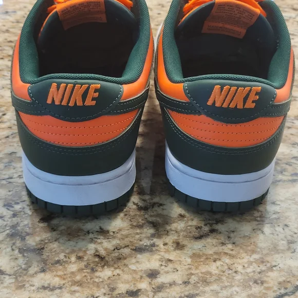 Nike Dunks Men's Orange and Green Size 11 - Picture 5 of 6